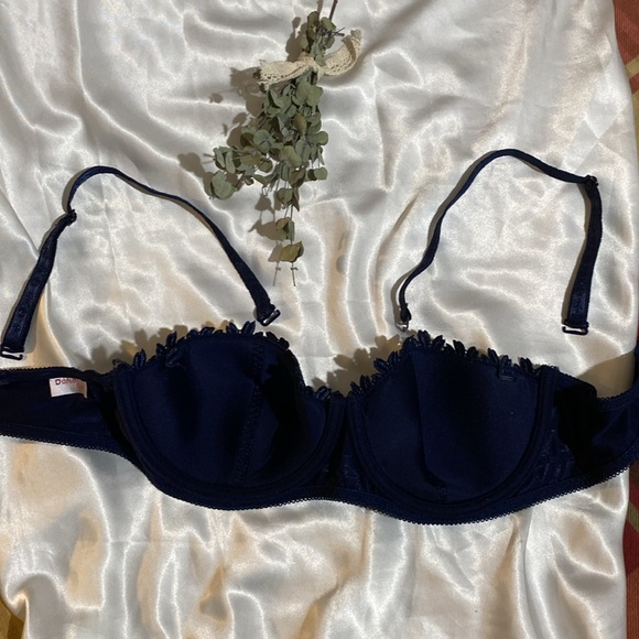 Navy Balconette bra - Picture 4 of 5
